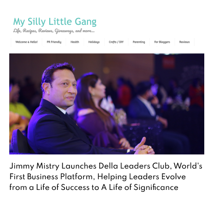 My Silly Little Gang featuring Della Leaders Club - Jimmy Mistry launches DLC World's First Business Platform