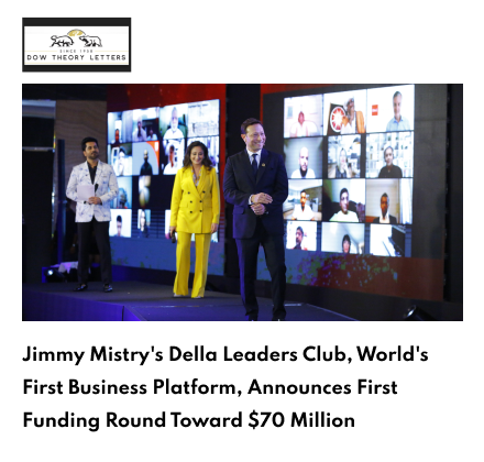 Dow Theory Letters Della Leaders Club - Jimmy Mistry Launches World’s First Business Platform