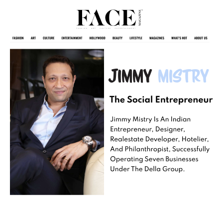 Face-magazine  featuring Della Leaders Club - Jimmy Mistry Launches World’s First Business Platform, DLC